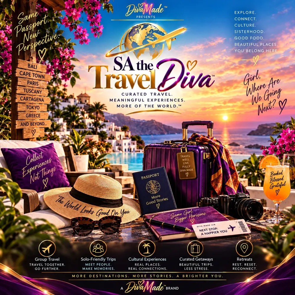 SA the Travel Diva travel collage